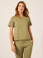 Blusa Brenda Malha Shape Verde 