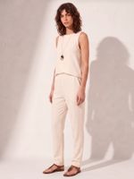 Regata Zoe Malha Flow Off White