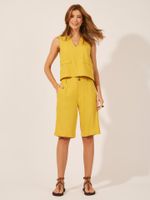 Bermuda Lavínia Sândalo  Amarelo 
