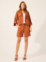 Shorts Samara Sândalo  Cobre 