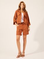 Shorts Samara Sândalo  Cobre 