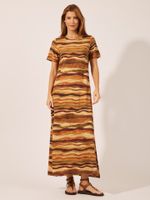 Vestido Renata Malha Fria Horizonte 