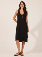 Vestido Bianca Malha Fria Preto