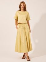 Blusa Helen Listrado Pats Amarelo 