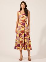 Vestido Adriana  Sândalo Vitral 