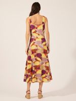 Vestido Adriana  Sândalo Vitral 