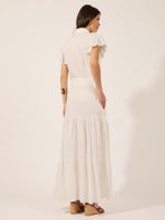 Vestido Giovana Twill Beta Off White