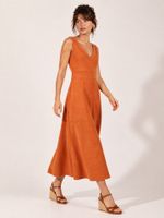 Vestido Ligia  Malha Nobu Ambar