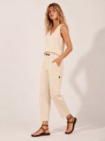 Calça Alessandra Malha Nobu Areia