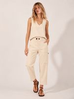 Calça Alessandra Malha Nobu Areia