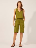 Bermuda Katia Malha Nobu  Verde