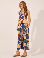 Calça Cancun Malha Fria Cobalto Tropical