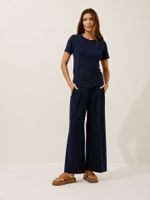 Calça Barcelona Malha Fria Marinho