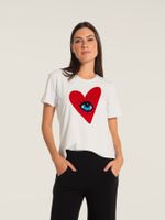 Camiseta Dijon Amor A Vista Off White