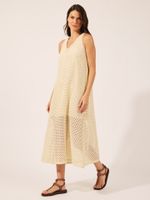 Vestido Naya Tela Macramê Creme