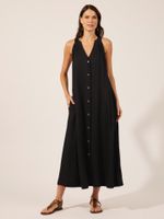 Vestido Aretha Twill Beta Preto