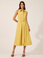 Vestido Angela Fio Egípcio Amarelo 