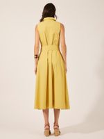 Vestido Angela Fio Egípcio Amarelo 