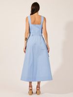 Vestido Angelina Fio Egípcio Azul
