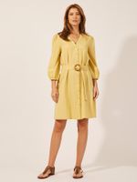 Vestido Atena Algodão Liara Amarelo