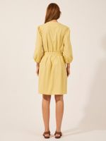 Vestido Atena Algodão Liara Amarelo