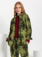 Camisa Gisele Algodão Xadrez Maxi Verde