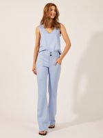 Calça Emma Malha Nobu Azul