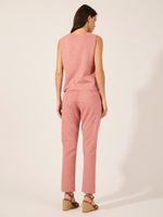Calça Luciana Curta Malha Nobu Rosa