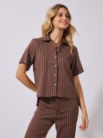Camisa Tulum Algodão Maquinetado Único 