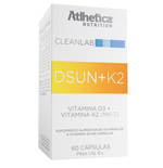 Cleanlab Dsun + K2  60 cápsulas  Atlhetica Nutrition