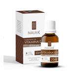 Vitamina D3 400 UI gotas 20ml Naiak