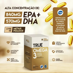 Ômega 3 True com Vitamina E 60 cápsulas - True Source