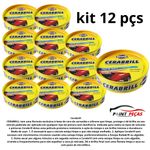 Atacado 12pçs Cera Automotiva Tradicional Cerabrill 200gr - Rodabrill