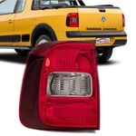 Lanterna Saveiro Cross G5/G6 09/16 Pisca E Luz De Ré Fume (Borda Fumê) Lado Esq