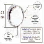 Par Aro Do Farol Do Fusca Da Kombi 1 furo Preto 1976/2014