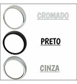 Par Aro Do Farol Do Fusca Da Kombi  1 Furo Cinza 19976/2014