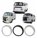 Par Aro Do Farol Do Fusca Da Kombi  1 Furo Cinza 19976/2014