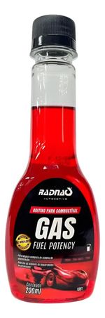 Aditivo Para Combustível Gasolina 200ml Fuel Potency - Radnaq
