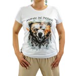 Baby Look Animal de Poder - Urso