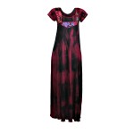 Vestido Longo de Pala Patchwork Tie Dye