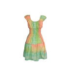 Vestido Indiano Curto Tie Dye