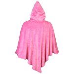Poncho Manta Rosa com Capuz
