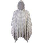Poncho Manta Cinza com Capuz