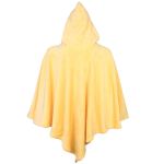 Poncho Manta Amarelo com Capuz