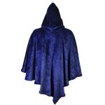 Poncho Manta Azul Marinho com Capuz