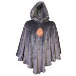 Poncho Manta Cinza com Capuz