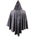 Poncho Manta Cinza com Capuz