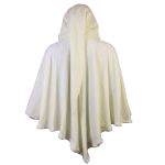 Poncho Manta Amarelo Claro com Capuz
