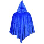 Poncho Manta Azul com Capuz