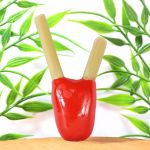 Kuripe básico vermelho autoaplicador de rapé
